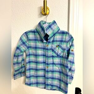 Andy & Evan Billy Long Sleeve Double Cloth Woven Shirt
